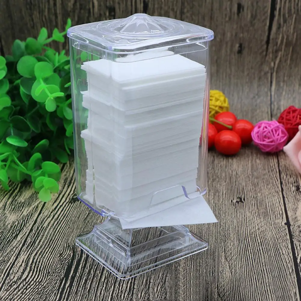 Коробка для ватных тампонов макияжа держатель бумажных салфеток удаления ногтей