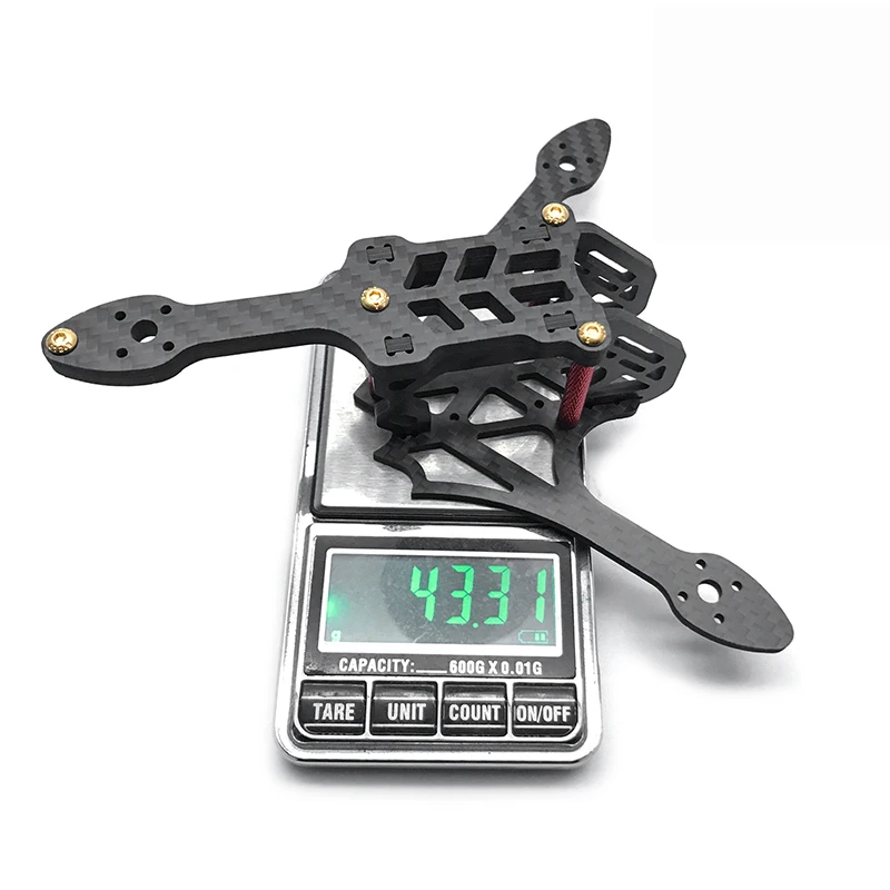 Exuav Y4 Мини 120 мм Колесная база TYPE Дизайн Racing Drone углерода Волокно Рамки flytower гонки