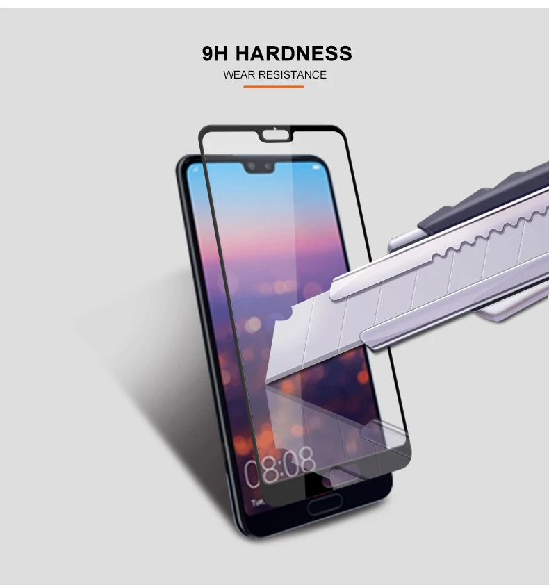 YIYONG 5D полное покрытие шелковое стекло huawei P20 Lite закаленное стекло huawei P 20 Lite Pro Защитная пленка для экрана huawei Nova 3E стекло