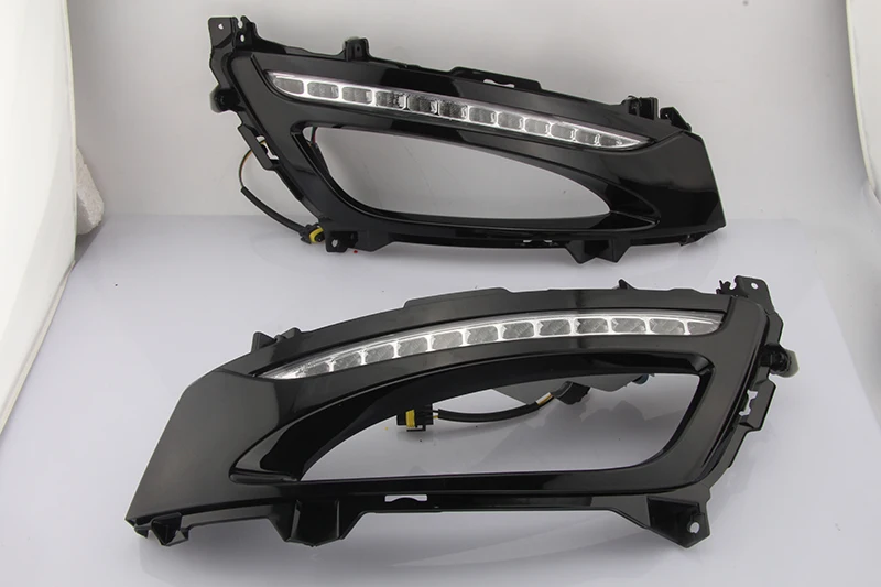 Автомобильный мигающий 1 пара DRL Для KIA Optima K5 2011 2012 2013 дневные ходовые огни Противотуманные фары крышка автомобиля Стайлинг