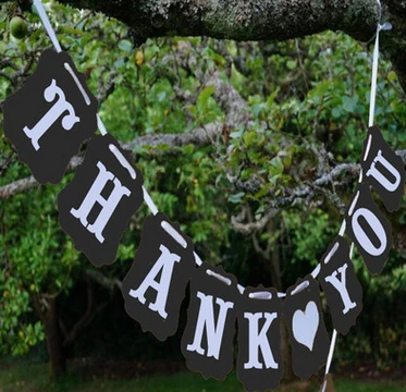 200 шт Горячие новые прекрасные фото спасибо баннер флаги гирлянда реквизит