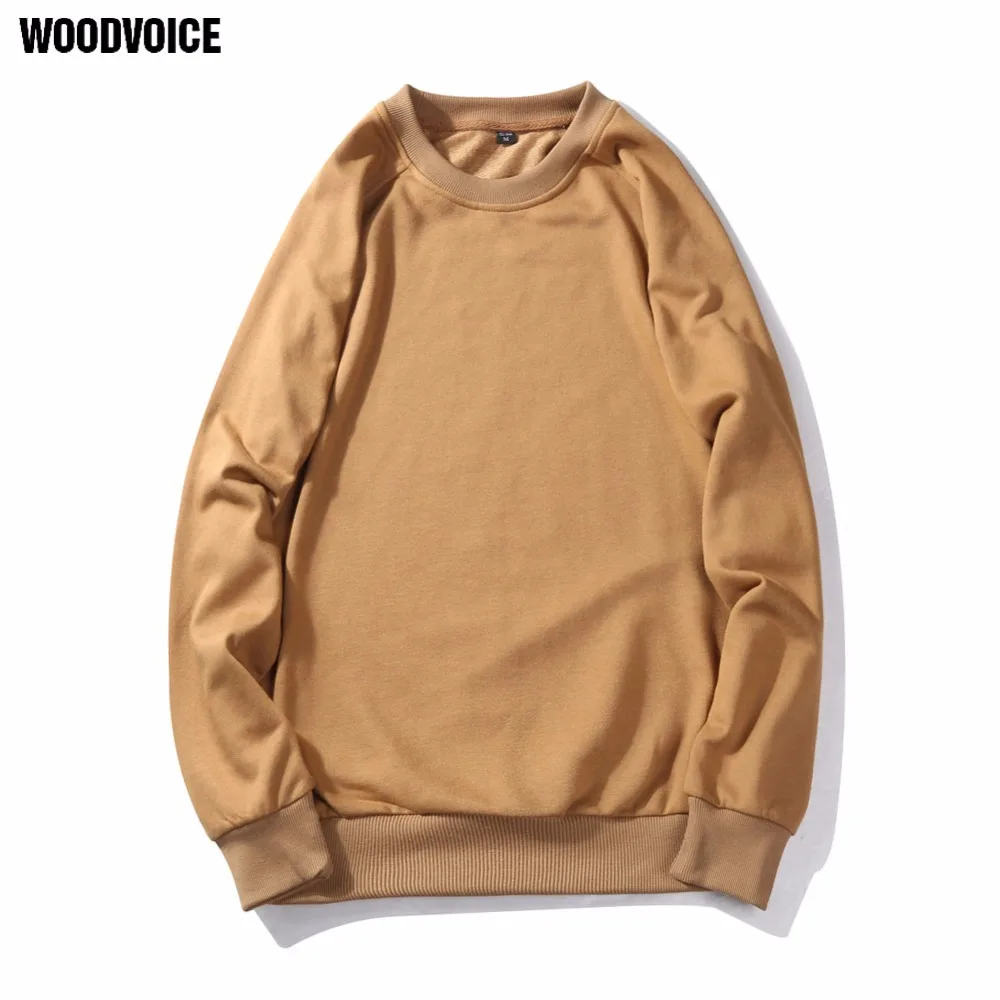 

Мужские спортивные костюмы Wood Voice, тонкие однотонные толстовки с капюшоном и круглым вырезом, 2018