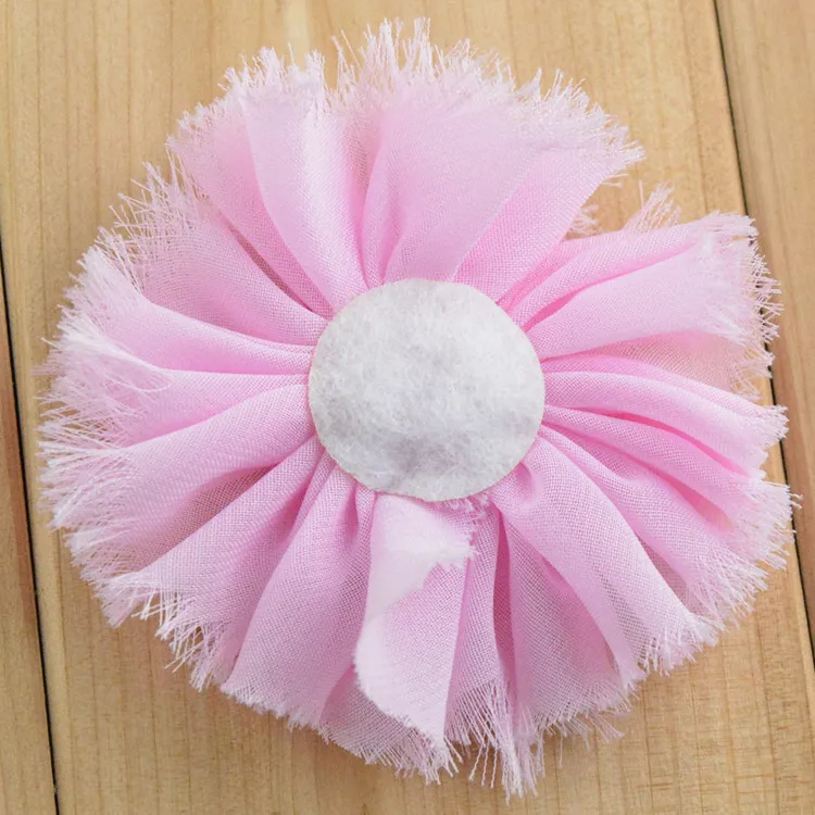 3 15 &quotпотертые однотонные балерины шифоновые цветы с прозрачными акриловыми