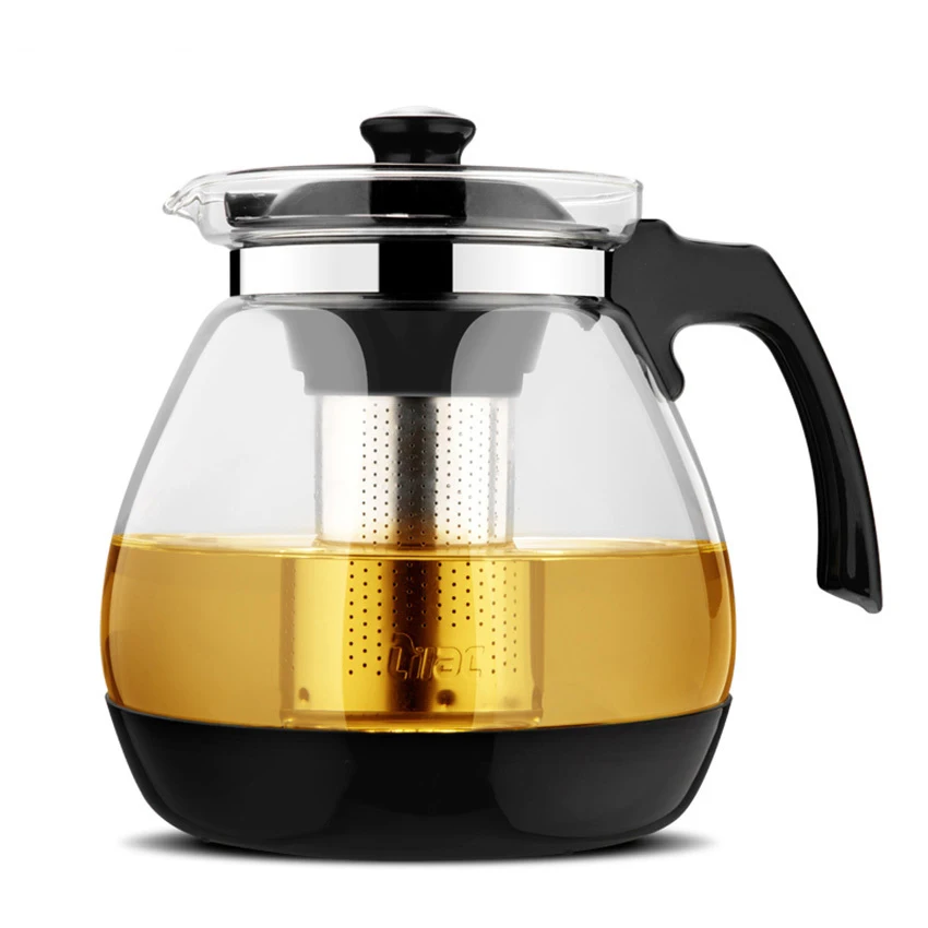 Чайник GFHGSD стеклянный чайник со съемным фильтром из стали л/л|teapot with infuser|teapot