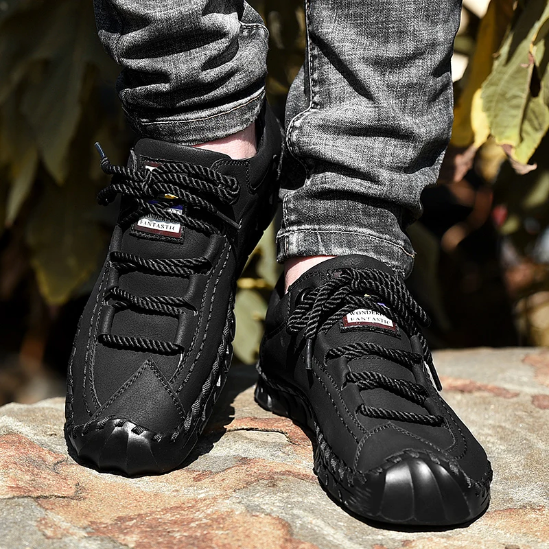 High Quality Sports Men Shoes Zapatos de Hombre Hiking Male Sneakers Casual Loafers Soft Moccasins Men's Snickers Lace-Up | Обувь