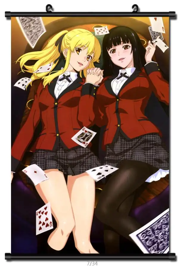 Японское аниме Kakegurui компульсивный игрок Mary Saotome & Kirari Momobami Yumeko Jabami домашний Декор