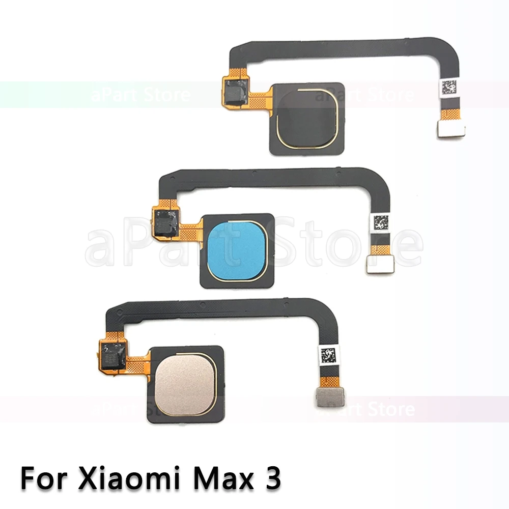 Для Xiaomi Mi Max 1 2 3 Pro Оригинальная Кнопка возврата домой датчик отпечатков пальцев
