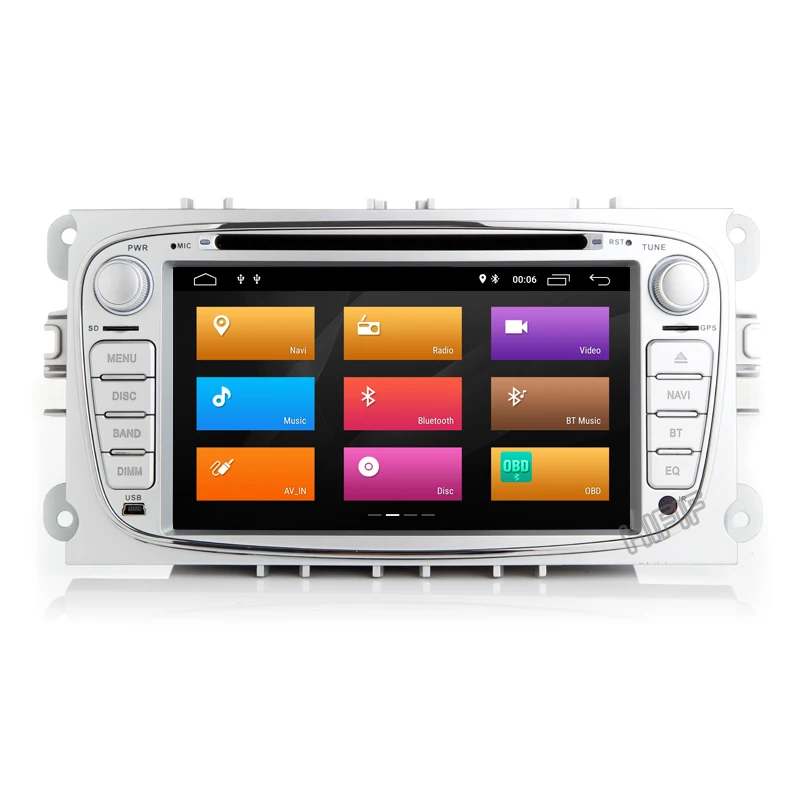 PX5 Carplay Android 10 CD DVD Радио 1024*600 IPS DSP плеер Navi GPS для FORD FOCUS Mondeo GALAXY C-Max S-MAX Kuga OBD BT SD USB |
