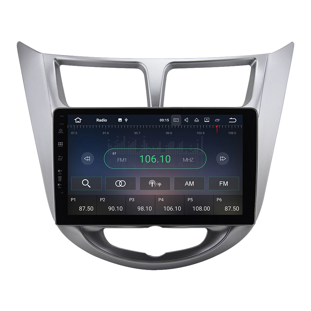 Автомобильный мультимедийный плеер 2 + 16 ГБ Android dvd gps для Hyundai Accent Verna Solaris с Wi-Fi bt usb 3g