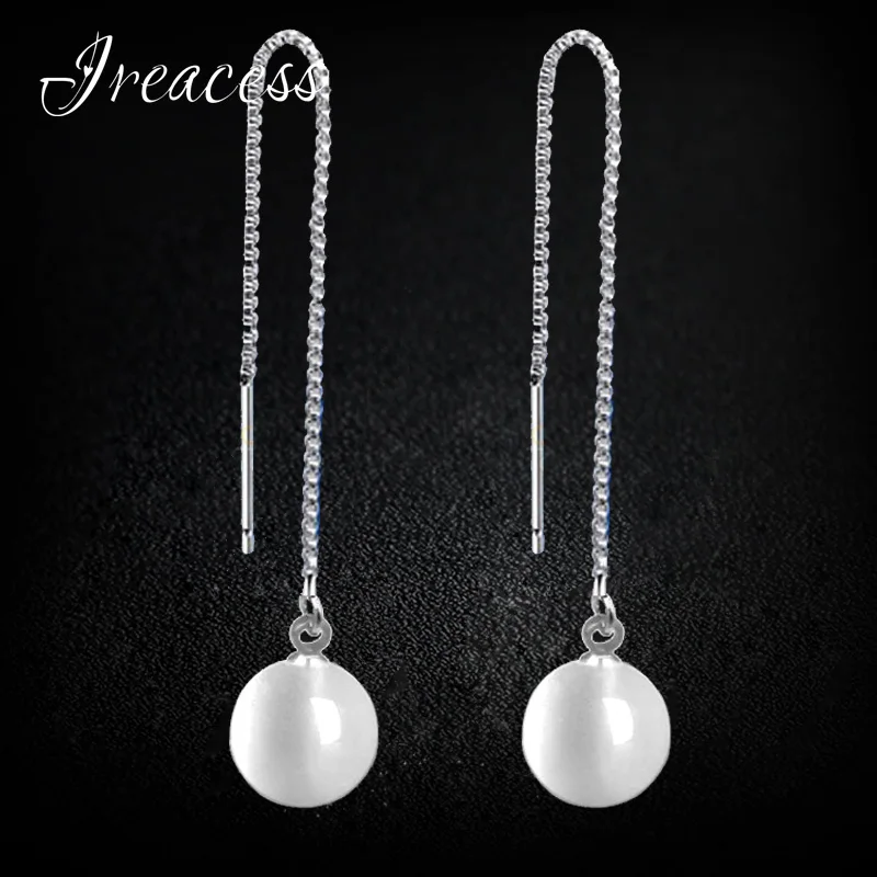 Новые длинные висячие серьги с опалом для женщин модные ювелирные изделия