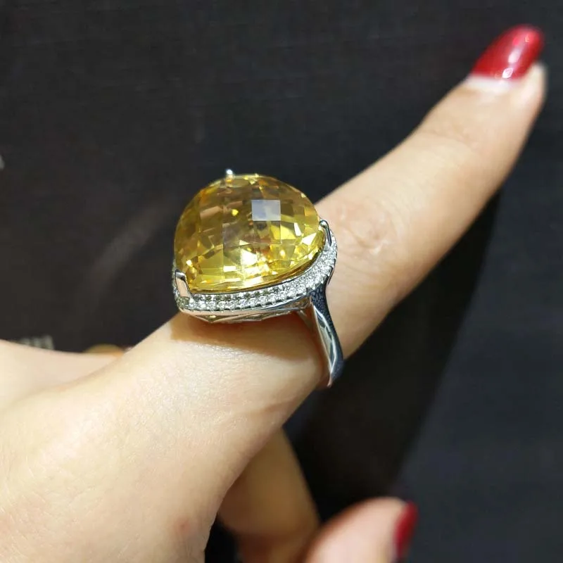 Женское кольцо с сердечком FLZB модное элегантное 18*18 мм 22.5ct|Кольца| |