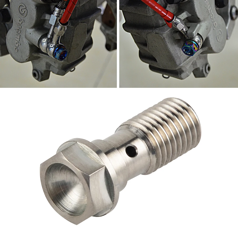M10 x 1 25 шаг одиночный болт банджо винт для тормозного шланга Brembo главный цилиндр