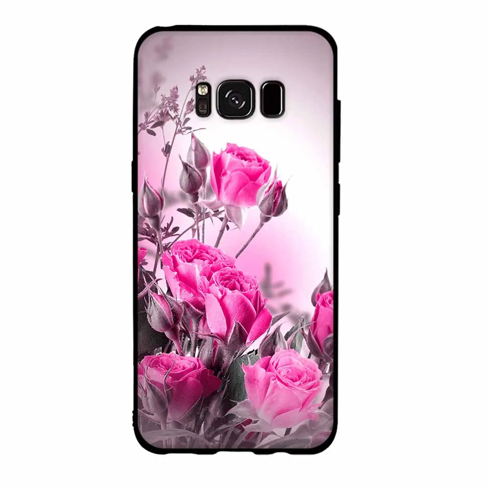 Чехлы для samsung Galaxy S8 G950F чехол мягкие силиконовые чехлы из ТПУ оболочка 3D с кошкой