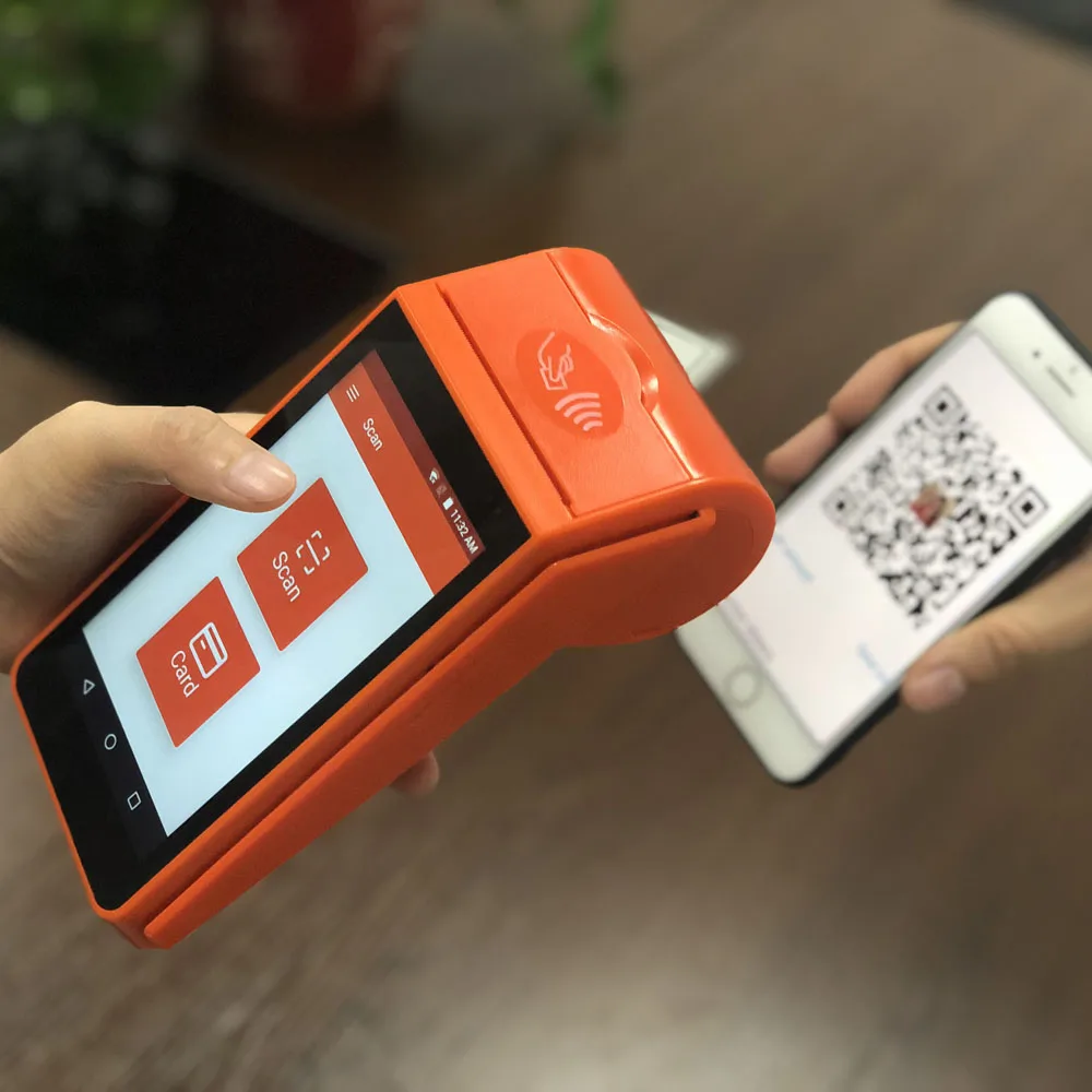 Платежный терминал 4G для Android Pos-терминал все в одном с принтером | Компьютеры и