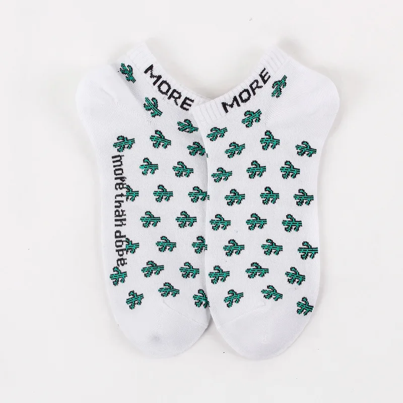 Красочные фрукты невидимые короткие женские спортивные Летние Удобные