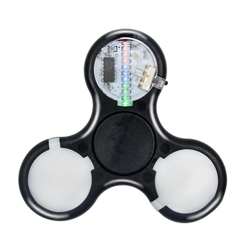 Новейшие стильные крутые светодиодный Спиннер из АБС-пластика три антистресс на
