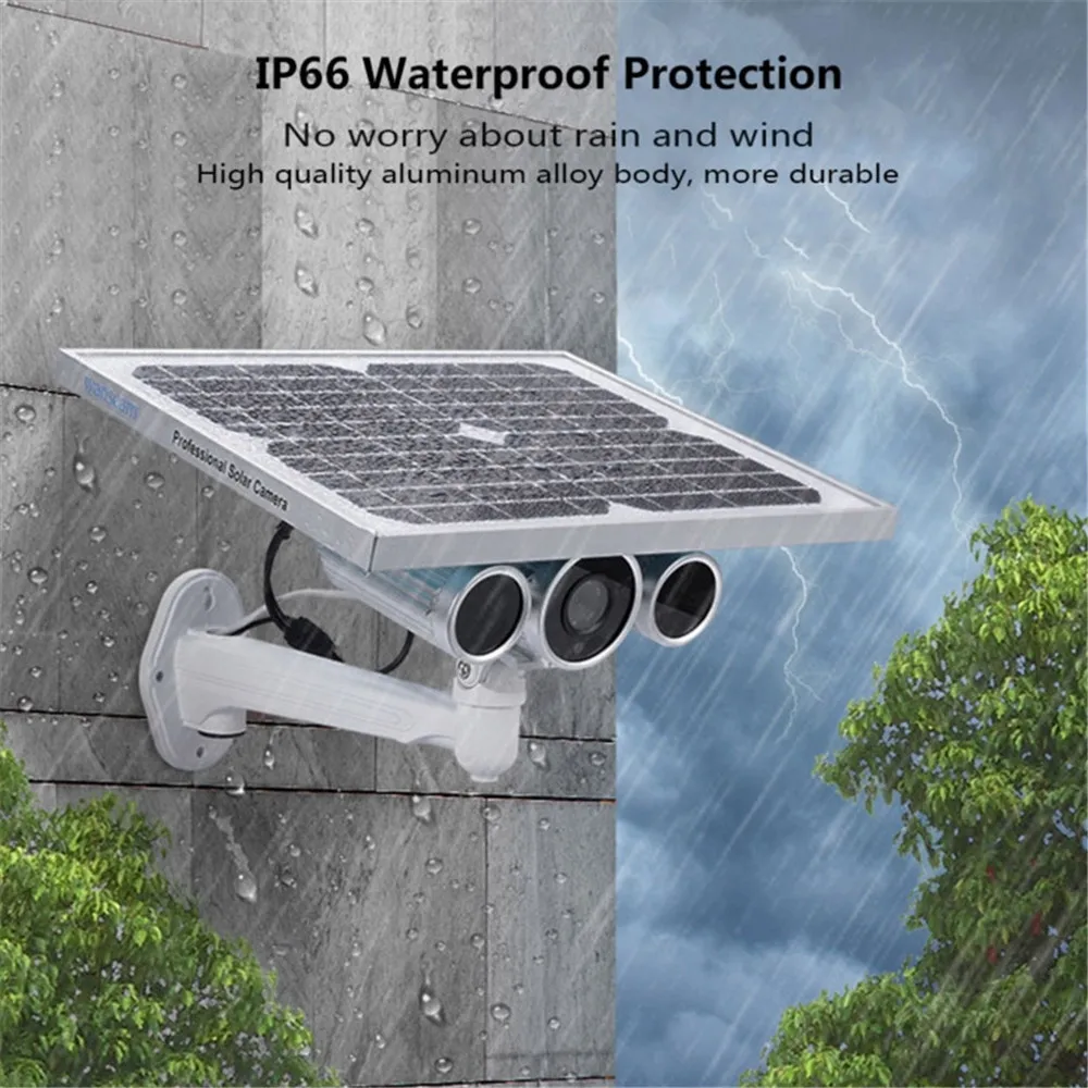 Оригинальный IP HW0029 5 1080 P солнечные безопасности 2.0MP открытый Камера Wi Fi ИК