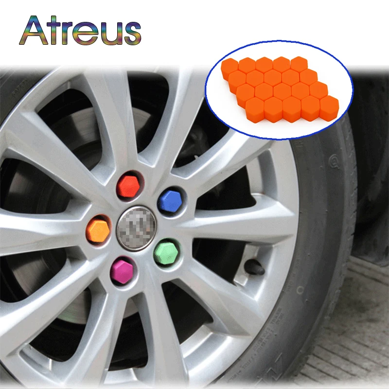 20 шт. силиконовые колпачки на колеса автомобиля для Audi A4 B6 A3 Mini Cooper Subaru Forester Jeep Honda