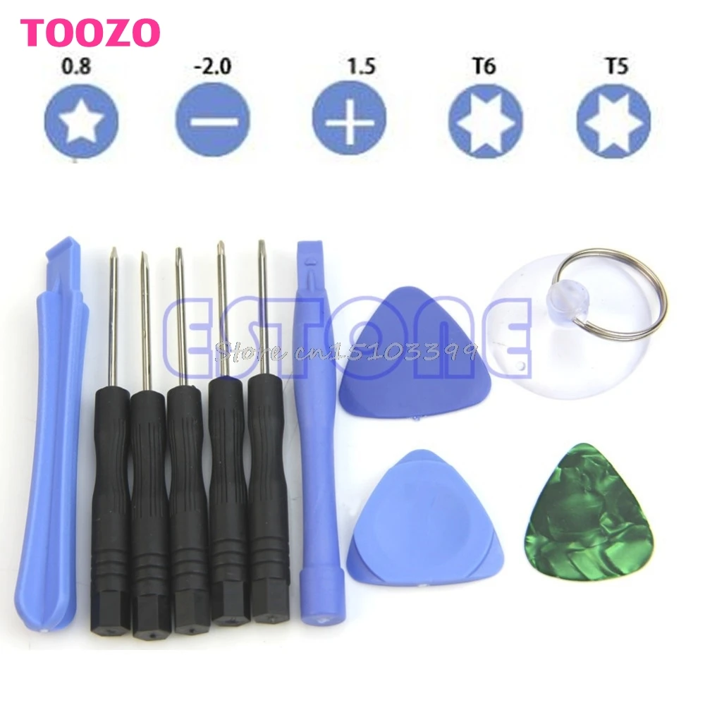 11 в 1 Набор инструментов для ремонта мобильных телефонов отвертка телефона