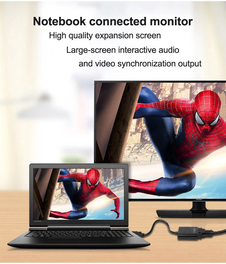 Адаптер hdmi-vga для ПК ноутбука планшета мужчин конвертер с разъемом адаптер 1080P цифровой аналоговый видео аудио