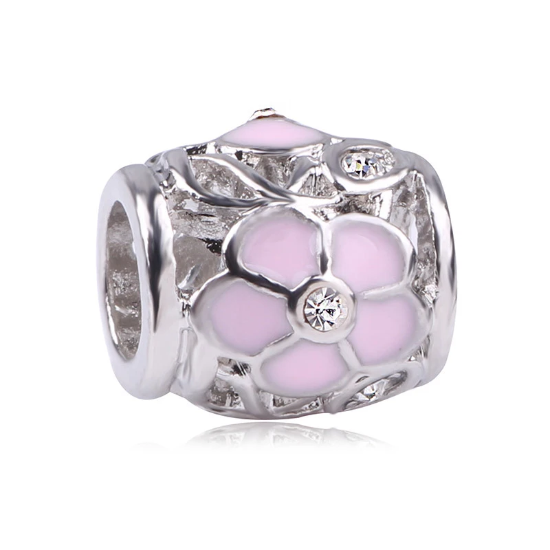 Dodocharms модный серебряный европейский CZ Шарм бусины для Pandora браслет кулон ожерелье DIY Ювелирные изделия оригиналы серебро