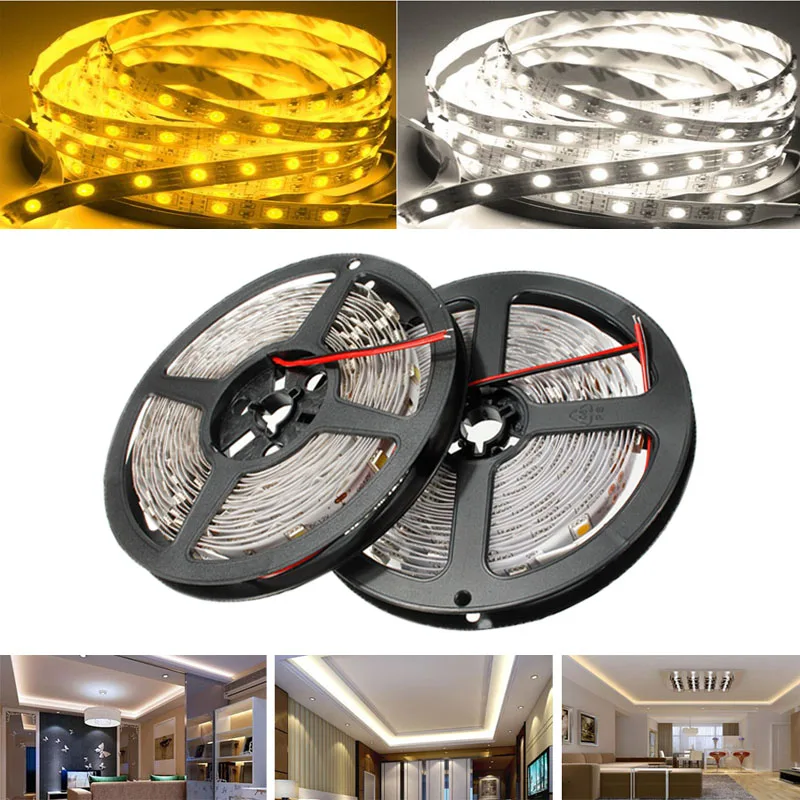 

Led Strip 5050 DC 12V RGB LED Strip Non-Waterproof 5m/lot 300 Led Tape strips Lamp Flexible Led strip light Christmas Decoration