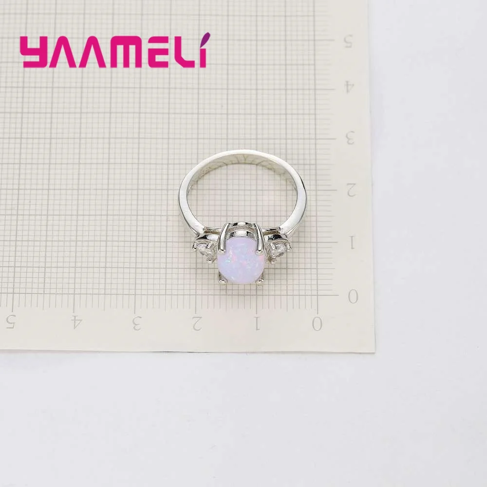 

Vintage Antique Natural Stone Ring Fashion Jewelry turquoises Sea Opal Finger Ring For Women Wedding Anniversary Ring