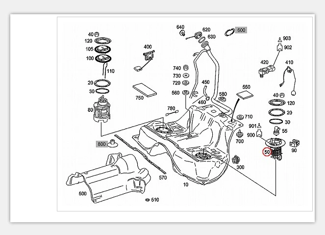 Топливный фильтр для Mercedes CL550 S500 S550 S350 SLK200 SLK280 SLK350 SLK55AMG 1714700990 | Автомобили и
