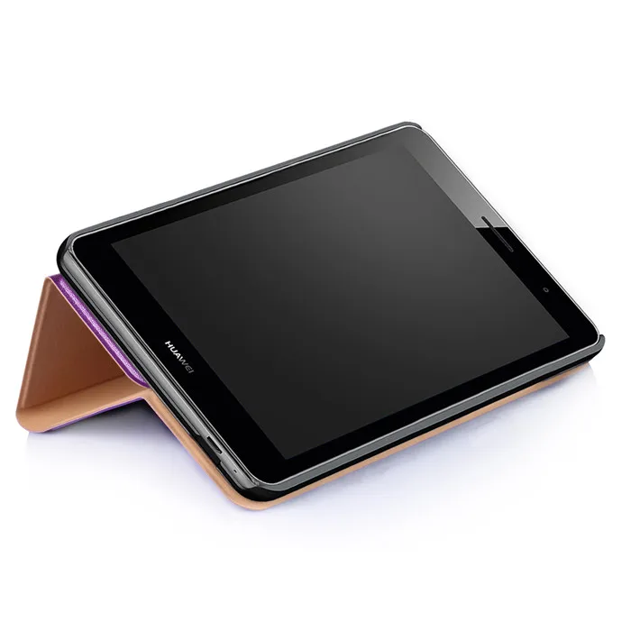 Искусственная кожа Стенд чехол для Huawei MediaPad T3 8.0 8 дюймов Планшеты+ 2 шт. Экран протектор