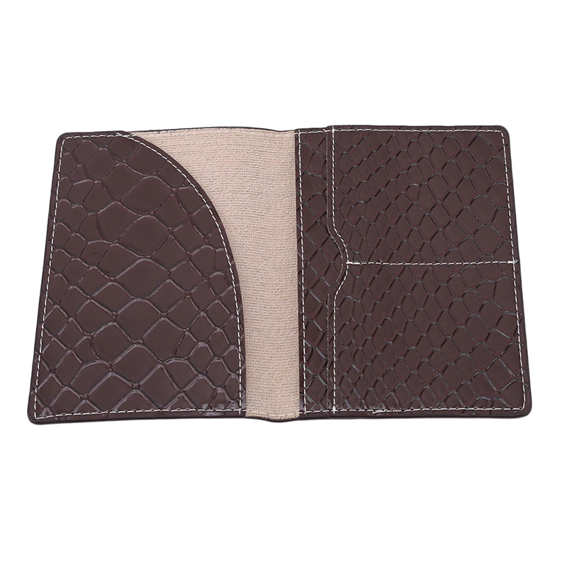 

New PU Leather Passport Cover Protector Fashion Alligator Embossing Travel Passport Case Men Women ID Credit Card Holder Wallet