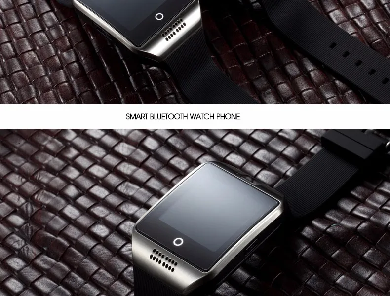 Смарт-часы Q18 SIM SD карта телефон камера MTK6261 Bluetooth Сенсорный экран Smartwatch для iOS Android носить часы для мужчин часы