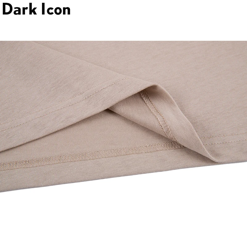 Мужская футболка с длинным рукавом Dark Icon хлопковая Футболка круглым вырезом в