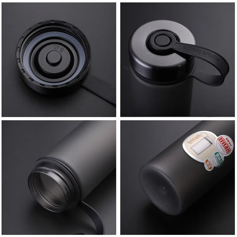 600 мл Спортивная бутылка для воды высокого качества Тритан фляга путешествующих