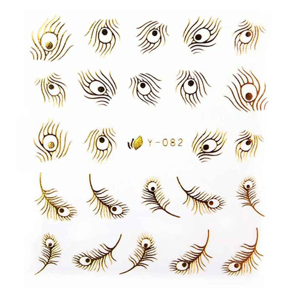 Стикеры для дизайна ногтей Переводные картинки 3D стикеры женщин на молнии