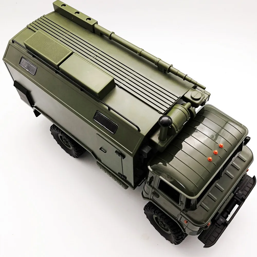 WPL B24 ZH 1/16 2,4G 4WD RC грузовик Военный Грузовик Рок Гусеничный командный Коммуникационный автомобиль RTR игрушка авто армейские грузовики vs WPL B36