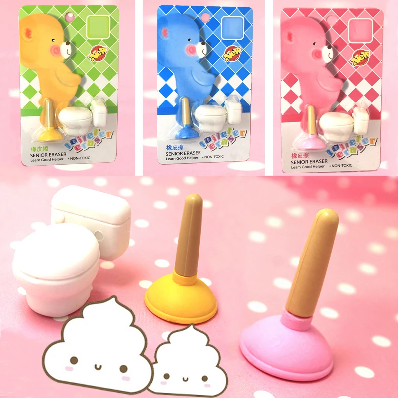 1 упаковка новых милых забавных туалетных карандашей детский ластик подарки на