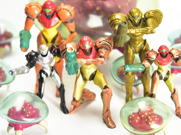 7~ 13 см размер METROID zero samus мультфильм Коллекционная фигурка кукла мини ПВХ хорошее качество рука может двигаться модель d11