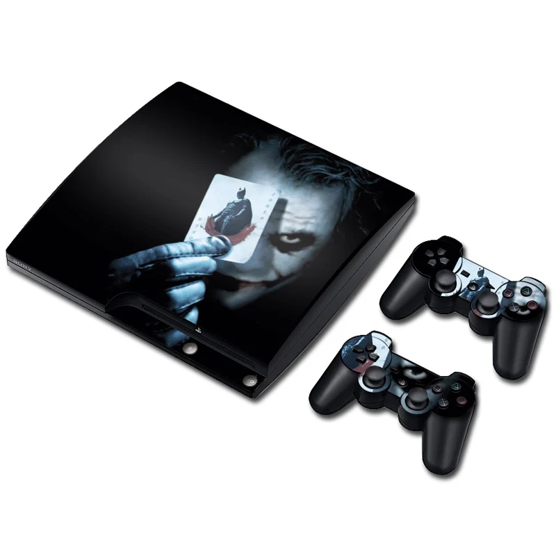 Джокер виниловая кожа для PS3 тонкая наклейка на консоль чехол для PS3 тонкий контроллер геймпад мандо наклейка