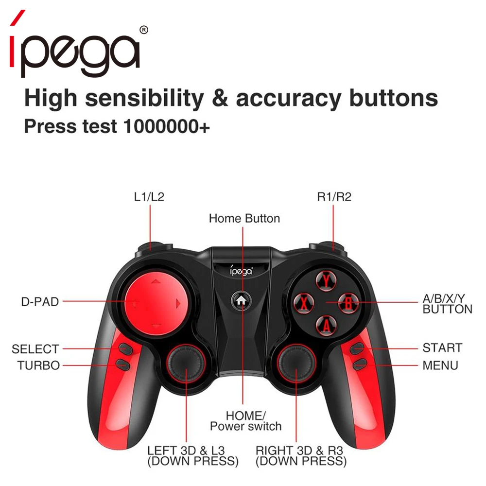 Новый Ipega PG 9089 Пираты беспроводной Bluetooth игровой контроллер джойстики для Android/iOS/PC