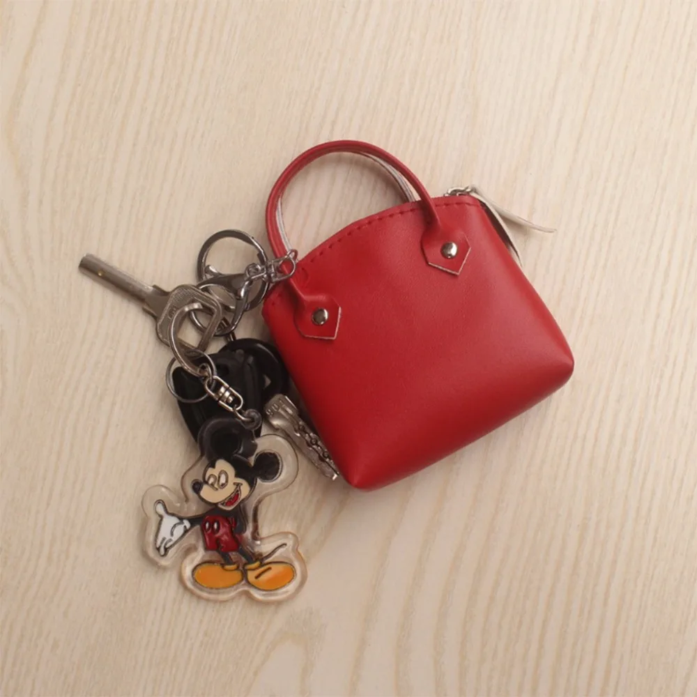 Женский кожаный мини-кошелек на молнии в стиле ретро сумочка кошелек держатель