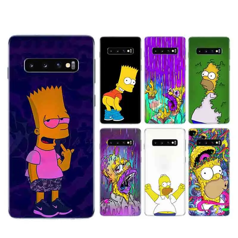 Силиконовый чехол для Samsung S9 S8 A6 A8 J4 J6 Plus + A7 A9 J8 2018 S6 S7 Edge Note 10 Pro 9 8 |