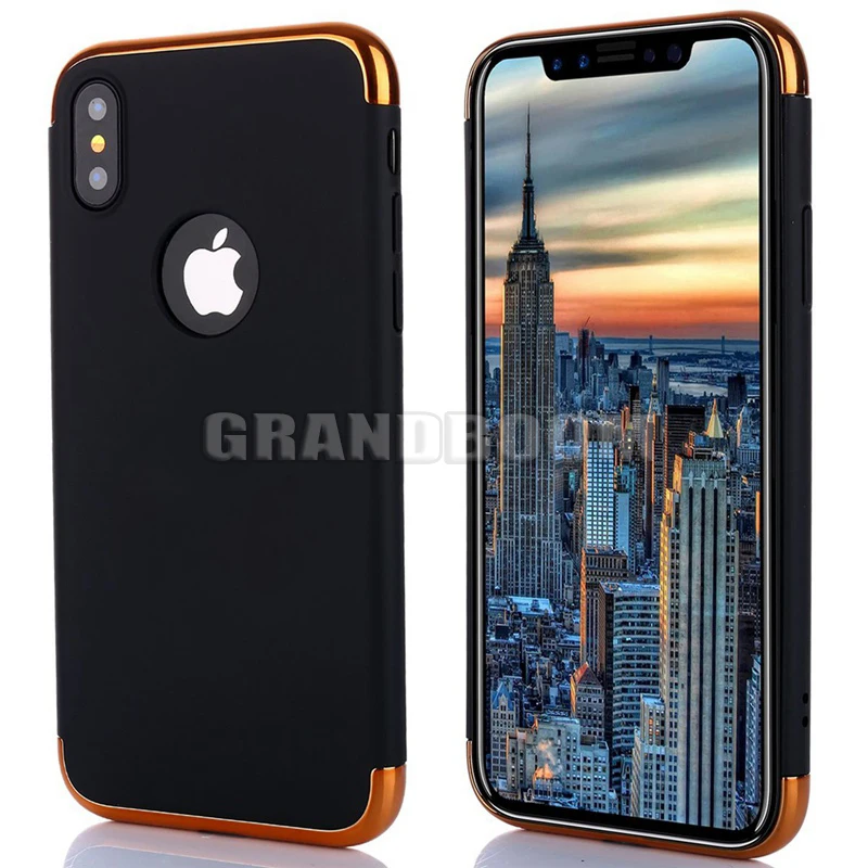 100 шт Гибридный 3 в 1 Пластиковый ударопрочный Твердый чехол для iPhone 11 Pro Max XS XR X 8 7 6 6S Plus SE 5 5S Броня матовый защитный чехол