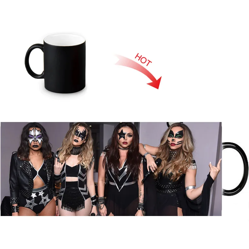 Термочувствительная кружка Little Mix меняющая цвет керамическая чайная чашка