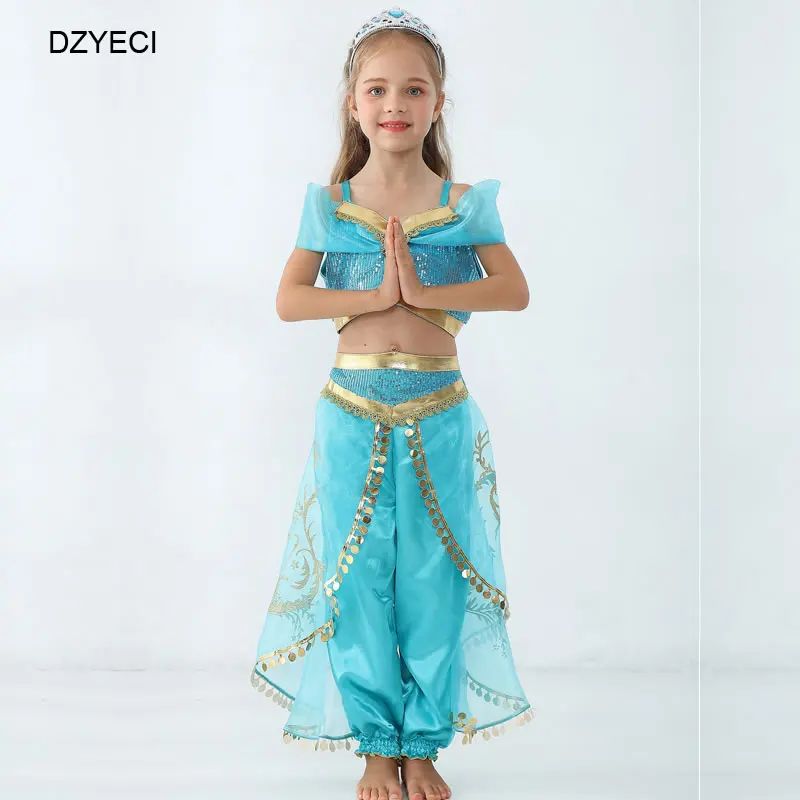 Принцесса Жасмин костюм для девочки-подростка платье карнавальный ребенок