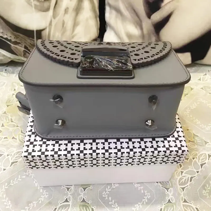 Женские дизайнерские сумки-тоуты из натуральной кожи роскошные ажурные дамские