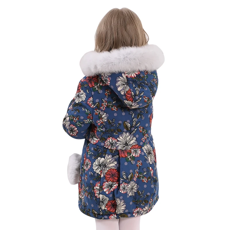 KAMIWA/2018 г. зимние пальто для маленьких девочек куртки с хлопковой подкладкой