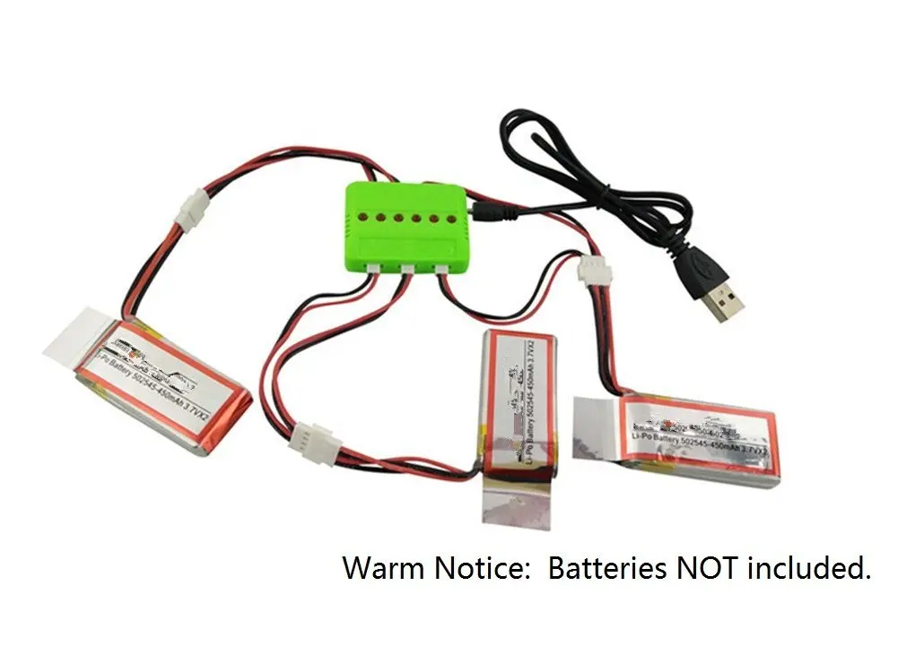6 в 1 Зарядное устройство USB для 3 7 (1S) Lipo батареи UdiR/C UDI U919A U945A U845A RC Квадрокоптер