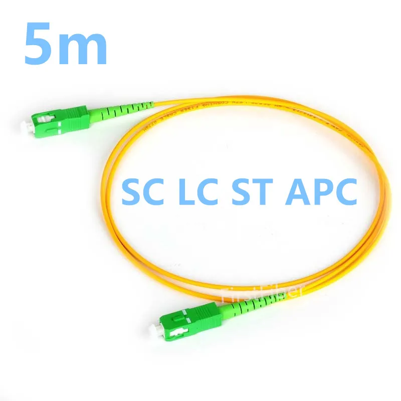 5 м SC LC ST APC к G657A волоконный соединительный кабель перемычка Соединительный шнур
