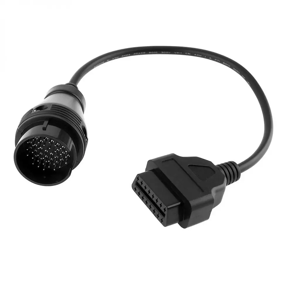 OBD II разъем MB 38 Pin до 16 Pin OBD2 OBD диагностический адаптер для Mercedes 38 pin OBD 38pin кабель для Benz
