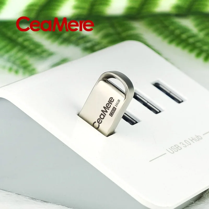 USB флеш накопитель Ceamere CD04 8 ГБ/16 ГБ/32 ГБ/64 ГБ мини металлический Pendrive 2 0 диск 1 ГБ/2